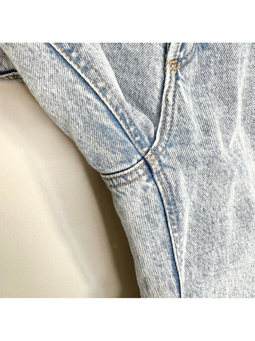 Dynamite Gisle acid wash organic cotton blend high rise straight leg jeans 27 - Picture 8 of 12